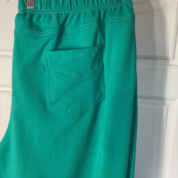 Links Green Elastic Waist 4 Pockets Stretch Career Party Travel Pants 1X (14) - Picture 2 of 7